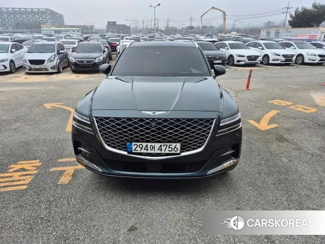 Genesis GV80 2021 Темно-зеленый из Кореи