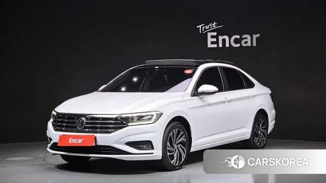 Volkswagen 7th Generation of Jetta 2021 Белый из Кореи