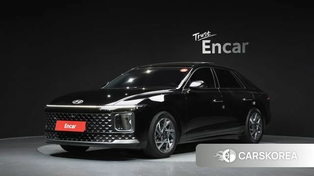 Hyundai Grandeur (GN7) 2023 Черный из Кореи