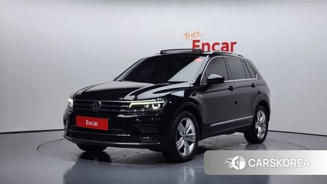 Volkswagen Tiguan second Generation 2020 Черный из Кореи