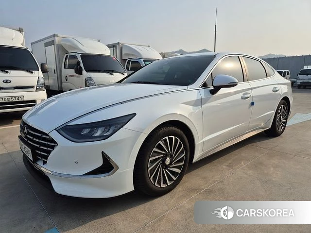 Hyundai Sonata Hybrid (DN8) 2023 Белый из Кореи