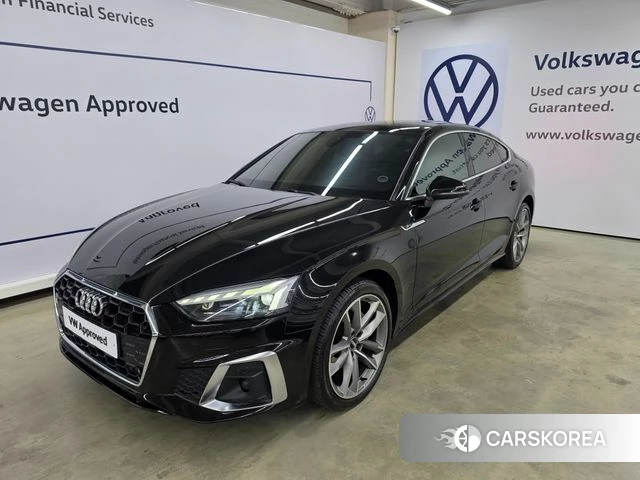 Audi A5 (F5) 2021 Черный из Кореи