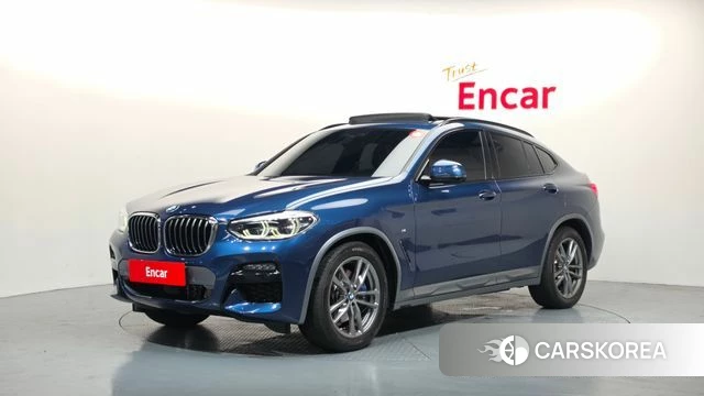 BMW X4 (G02) 2021 Синий из Кореи