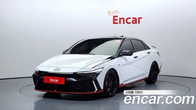 Hyundai The New Avante (CN7) 2024 Белый из Кореи