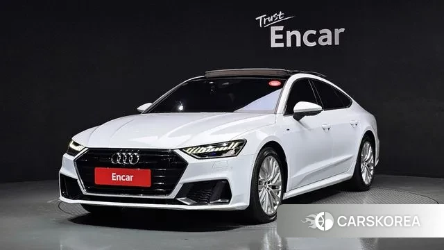 Audi A7 (4K) 2021 Белый из Кореи