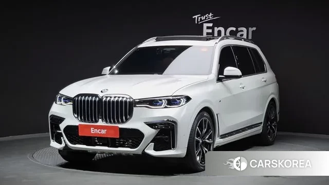 BMW X7 (G07) 2021 Белый из Кореи
