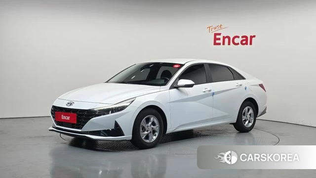 Hyundai Avante (CN7) 2021 Белый из Кореи