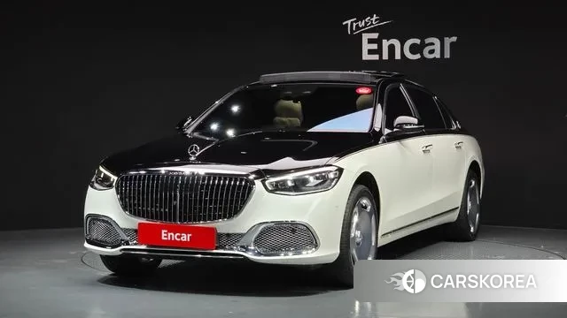 Mercedes-Benz S-Class W223 2023 Белый двухцветный из Кореи