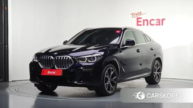 BMW X6 (G06) 2021 Черный из Кореи