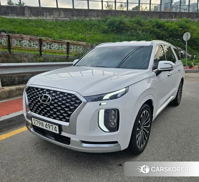 Hyundai Palisade 2021 Белый из Кореи