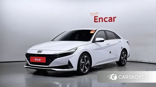 Hyundai Avante (CN7) 2020 Белый из Кореи