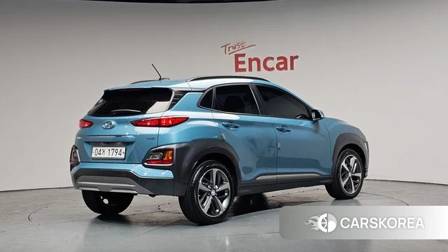 Hyundai Kona 2018 Небесно-голубой из Кореи