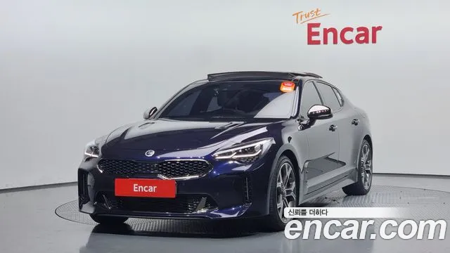 Kia Stinger 2018 Синий из Кореи