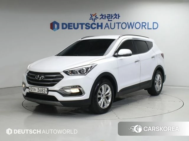 Hyundai Santa Fe The Prime 2018 Белый из Кореи