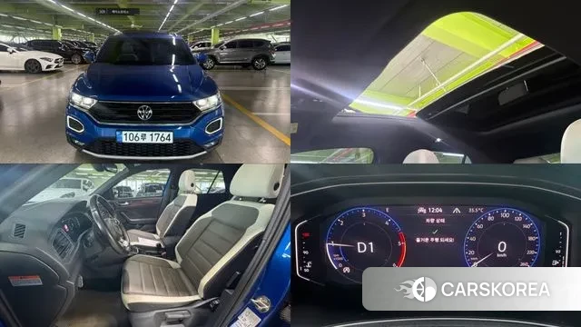 Volkswagen T-Roc 2021 Синий из Кореи