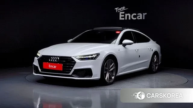 Audi A7 (4K) 2021 Белый из Кореи