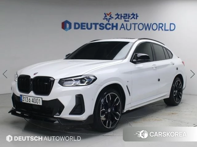BMW X4 (G02) 2022 Белый из Кореи