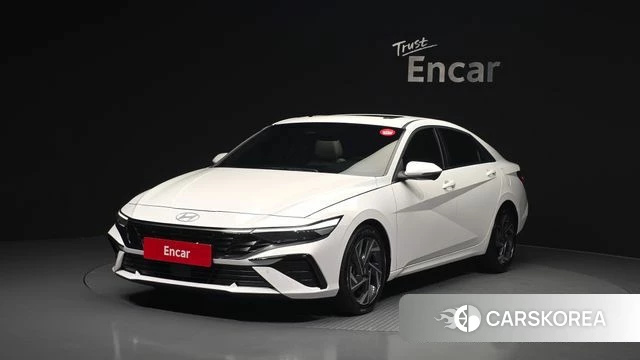 Hyundai The New Avante (CN7) 2024 Белый из Кореи