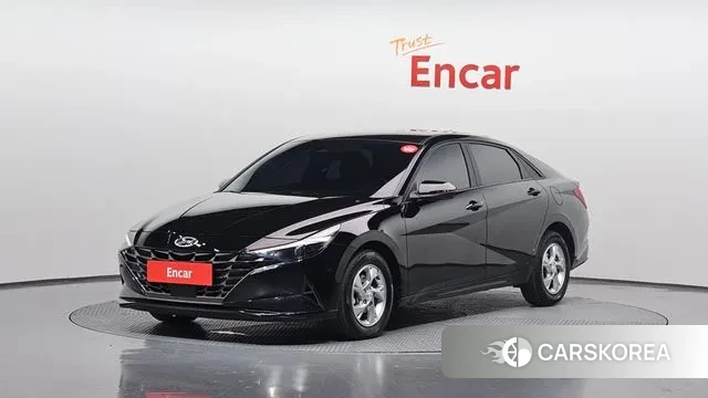 Hyundai Avante (CN7) 2021 Черный из Кореи