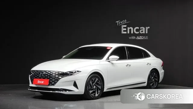 Hyundai The New Grandeur IG Hybrid 2021 Белый из Кореи