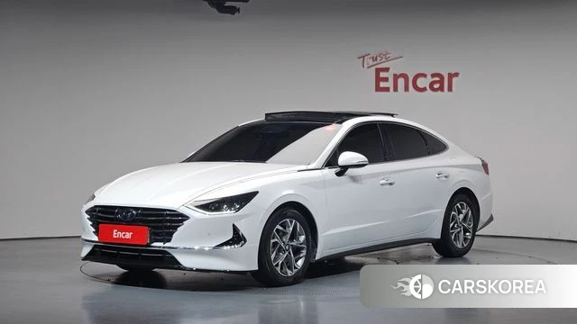 Hyundai Sonata (DN8) 2019 Белый из Кореи