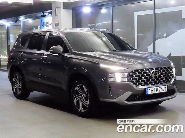 Hyundai The New Santa Fe 2022 Серый из Кореи