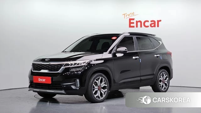 Kia Seltos 2019 Черный из Кореи
