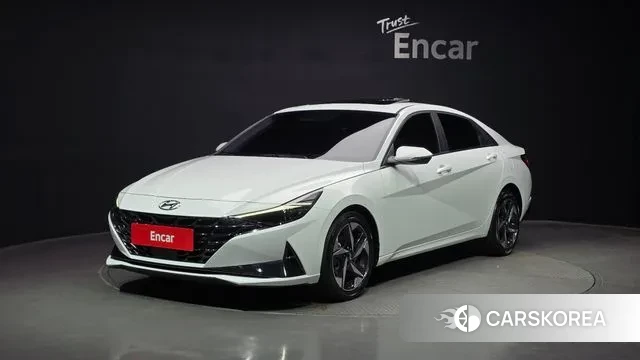 Hyundai Avante (CN7) 2020 Белый из Кореи