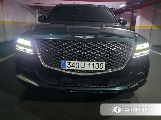 Genesis GV80 2023 Темно-зеленый из Кореи