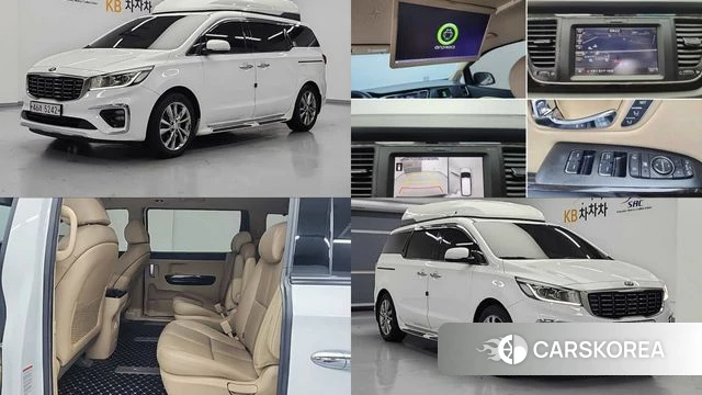 Kia The New Carnival 2018 Белый из Кореи
