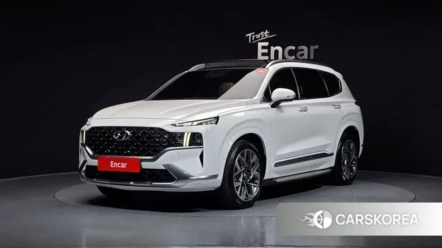 Hyundai The New Santa Fe 2021 Белый из Кореи