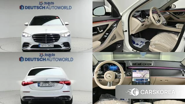 Mercedes-Benz S-Class W223 2022 Белый из Кореи