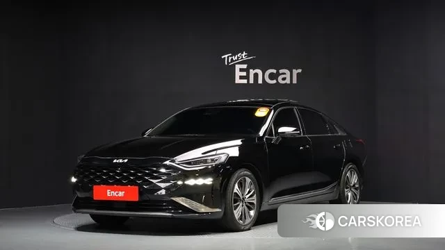 Kia K8 Hybrid 2021 Черный из Кореи