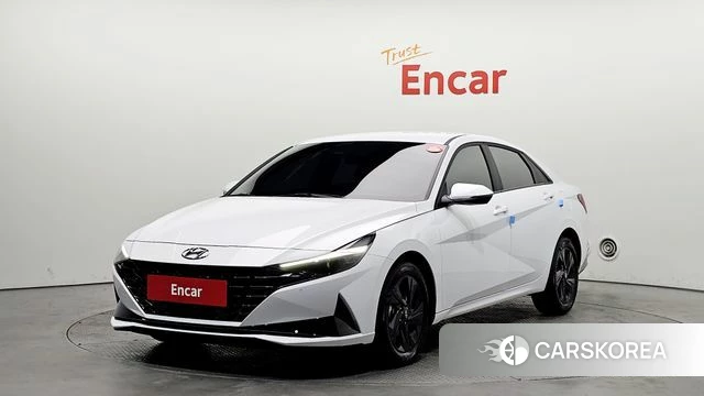 Hyundai Avante (CN7) 2022 Белый из Кореи