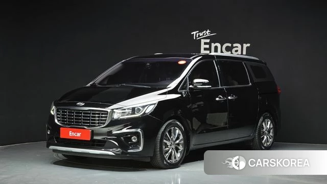 Kia The New Carnival 2018 Черный из Кореи