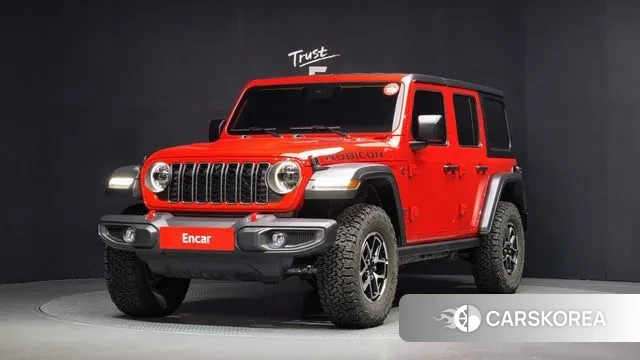 Jeep Wrangler (JL) 2023 Красный из Кореи