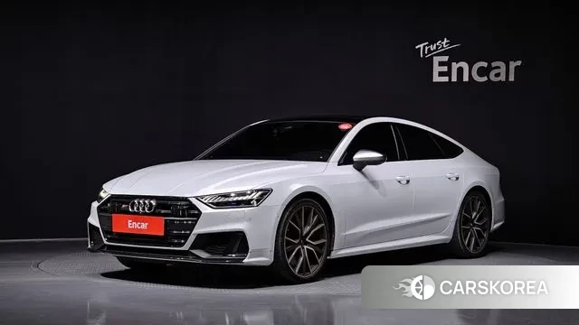 Audi S7 (4K) 2021 Белый из Кореи
