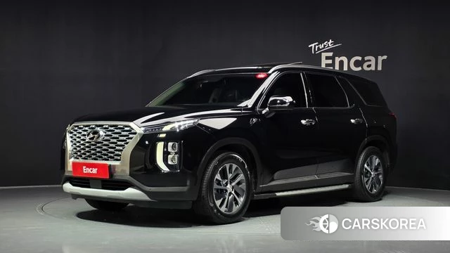 Hyundai Palisade 2022 Черный из Кореи