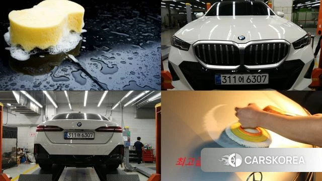 BMW 5 Series (G60) 2025 Белый из Кореи