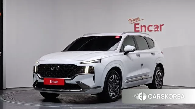 Hyundai The New Santa Fe 2022 Белый из Кореи