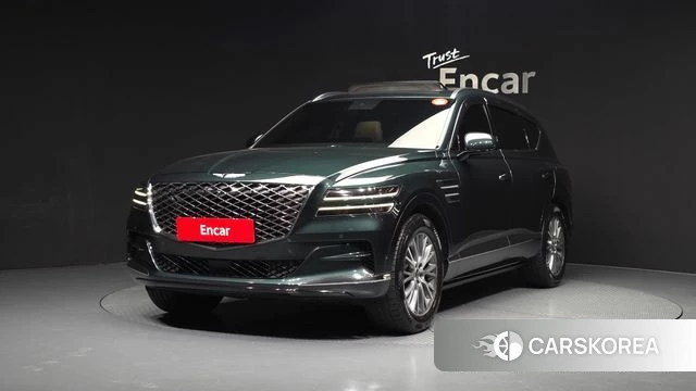 Genesis GV80 2021 Темно-зеленый из Кореи