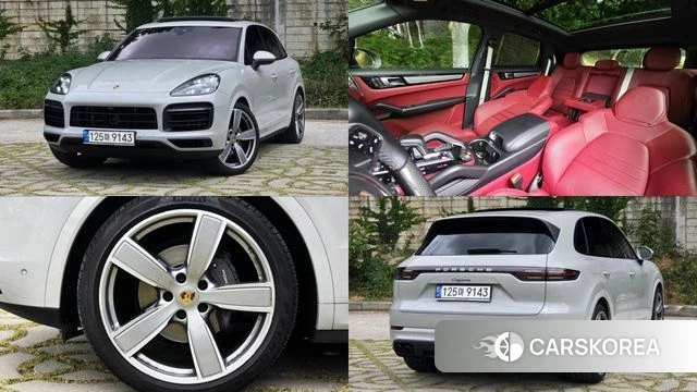 Porsche Cayenne (PO536) 2022 Серебристо-серый из Кореи