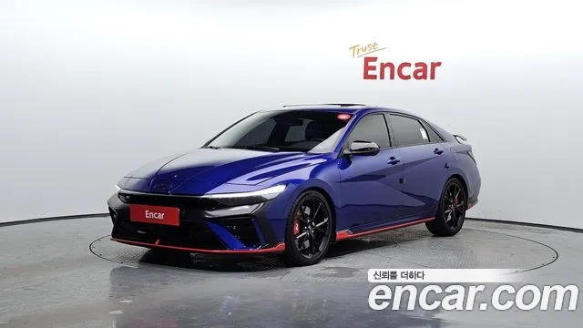 Hyundai The New Avante (CN7) 2023 Синий из Кореи