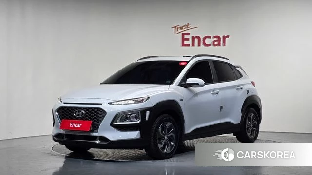 Hyundai Kona Hybrid 2019 Белый из Кореи