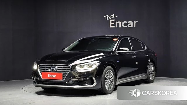Hyundai Grandeur IG Hybrid 2018 Черный из Кореи