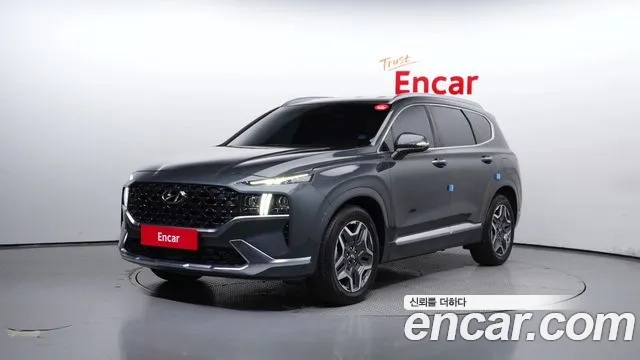 Hyundai The New Santa Fe 2021 Серый из Кореи