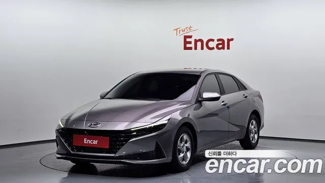 Hyundai Avante (CN7) 2021 Серебристо-серый из Кореи