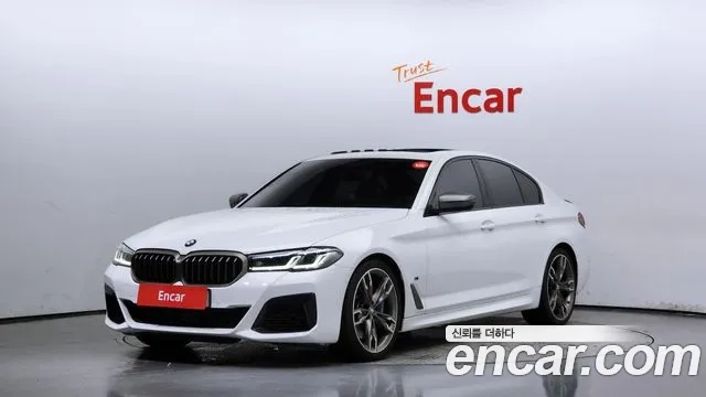 BMW 5 Series (G30) 2021 Белый из Кореи