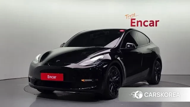 Tesla Model Y 2021 Черный из Кореи