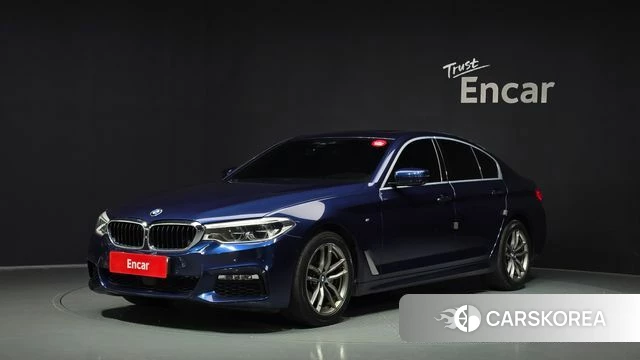 BMW 5 Series (G30) 2018 Синий из Кореи